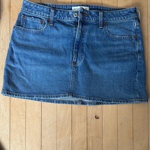 Abercrombie & Fitch Classic Blue Mini Skirt